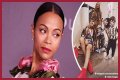 Fans Slam Zoe Saldana's Husband for Dressing like a Woman in Fishnet Tights on His 42nd B-Day