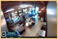 Four masked individuals remove Israeli flags at a Philadelphia cafe. - SarkariResult