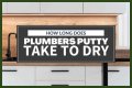 How long does it take for spot putty to dry?
