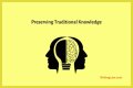 Traditional knowledge